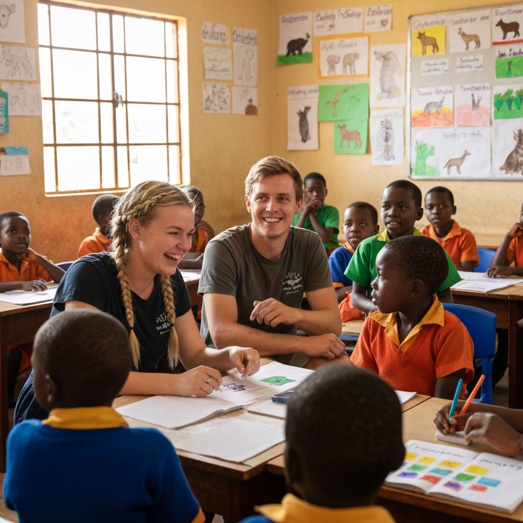 TGIP Volunteers in Tanzania